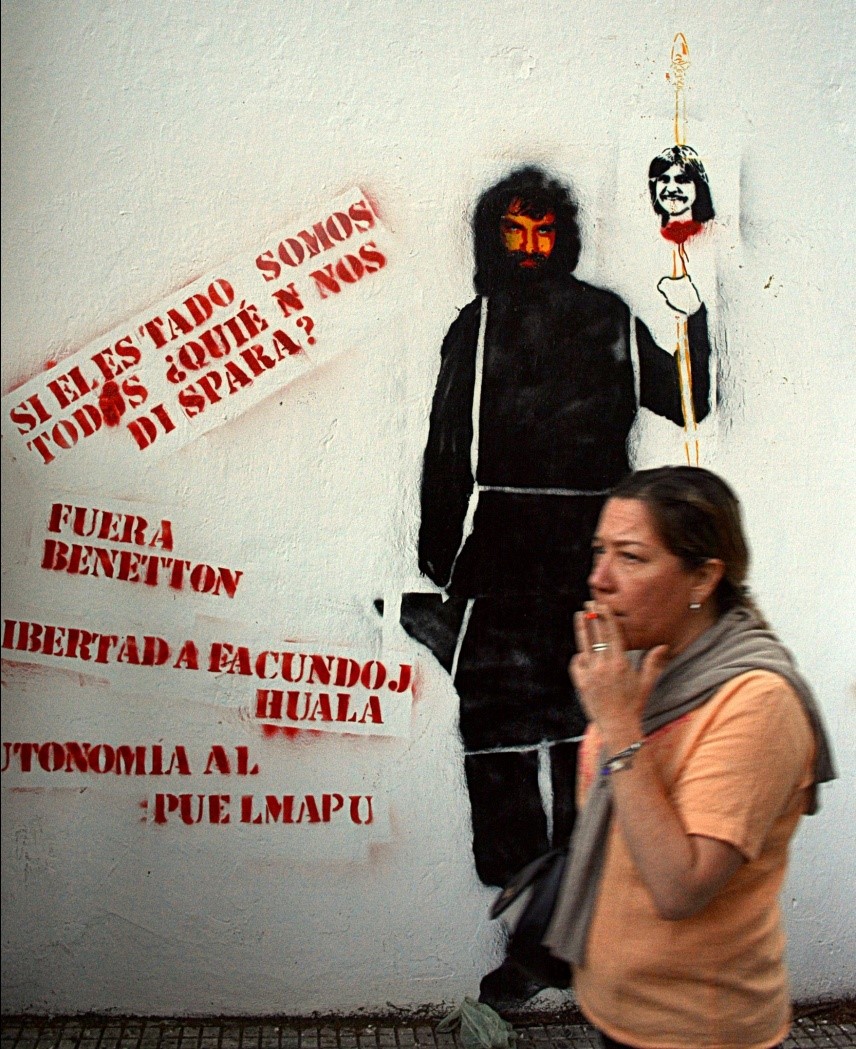 Intervención callejera por Maldonado