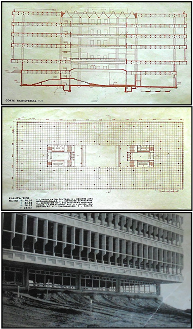 Pabellones de la Ciudad Universitaria en Buenos Aires.