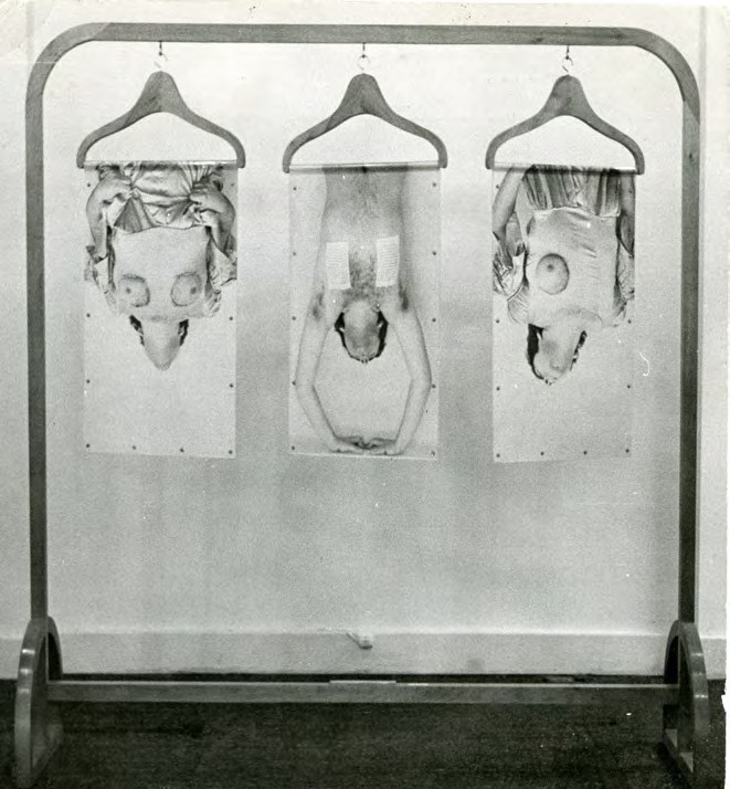 Carlos Leppe “El Perchero” Instalación. 1975