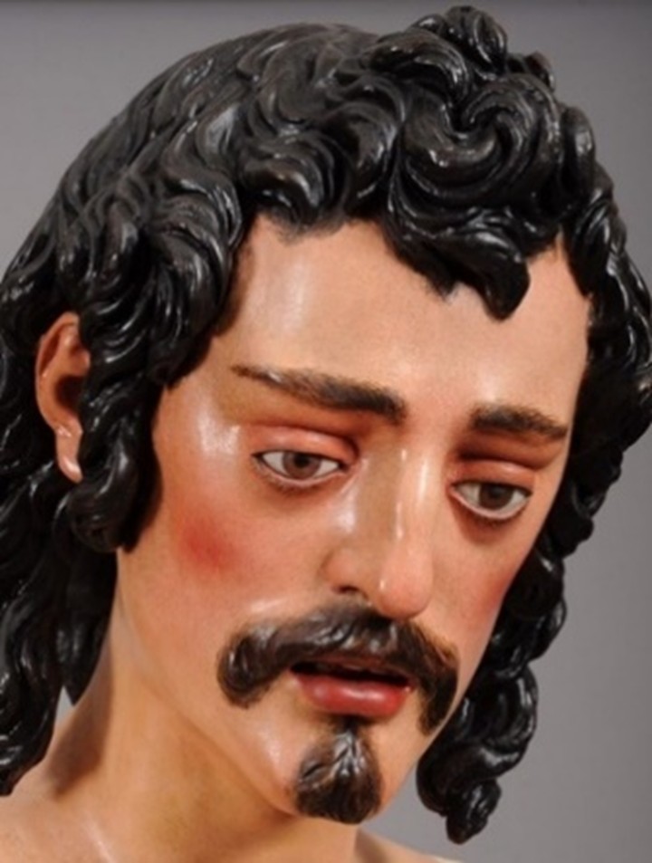 Cabeza de San Juan Evangelista, Juan de Mesa, 1620, Basílica de Jesús del Gran Poder, Sevilla (España).[33]