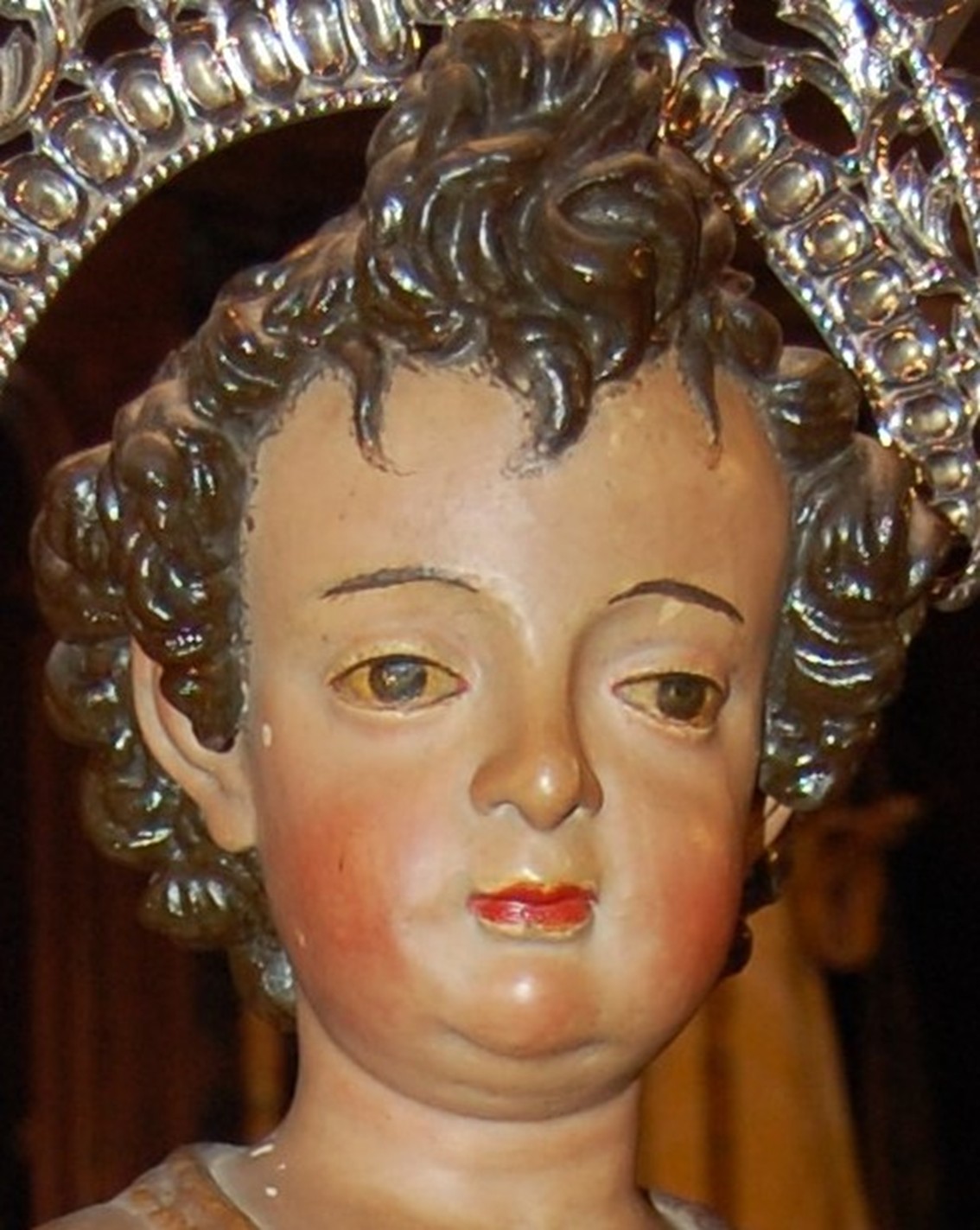 San Juan Bautista niño, anónimo sevillano, siglo XVII, Ermita de Nuestra Señora de los Reyes, Garachico (Tenerife, España).