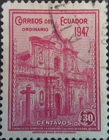 Ecuador (Y.T. 471) Año 1947Grabado (25 x 34) mm[13]