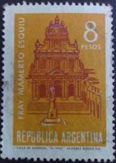 Argentina (Y.T.724) Año 1965Offset (27 x 37) mm[25]