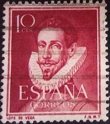 España (Y.T.822) Año1951. Huecograbado (26 x 30) mm [43]
