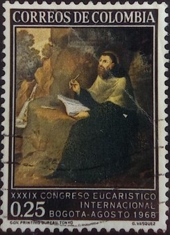 Colombia (Y.T.637) Año1968.  Huecograbado (28 x 38) mm [75]