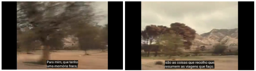 Frames com falas de Agnès Varda, no documentário Os catadores e eu.