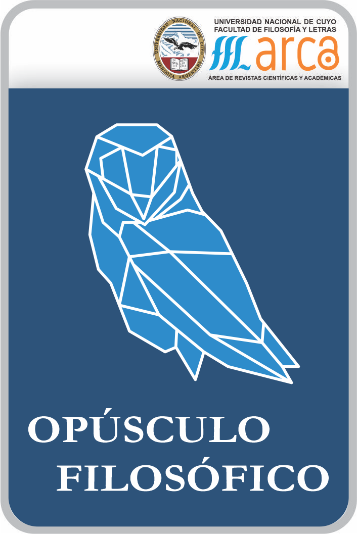 Imagen del portal de la revista Opúsculo filosófico 