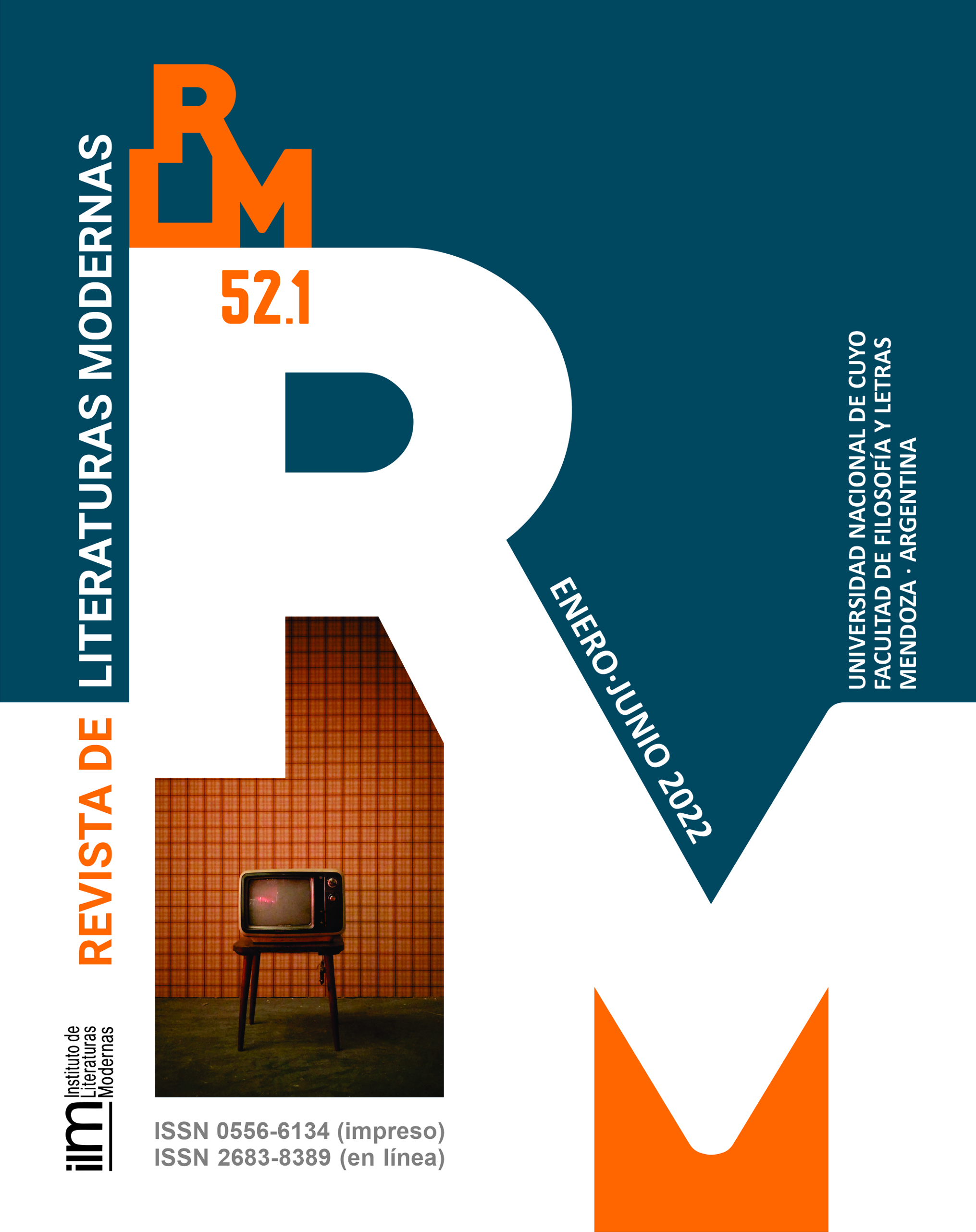 Tapa Revista de Literaturas Modernas