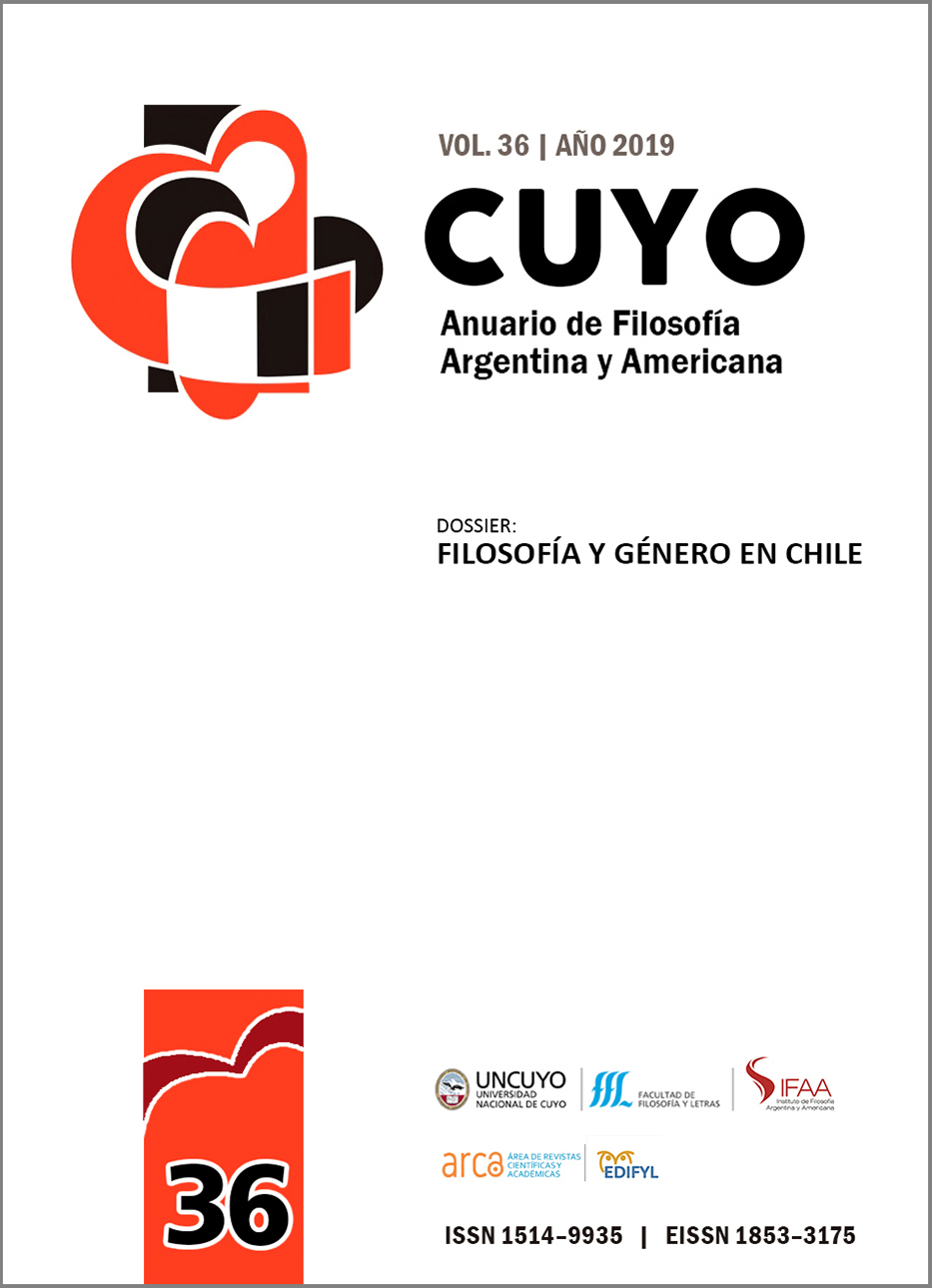 CUYO. Anuario de Filosofía Argentina y Americana